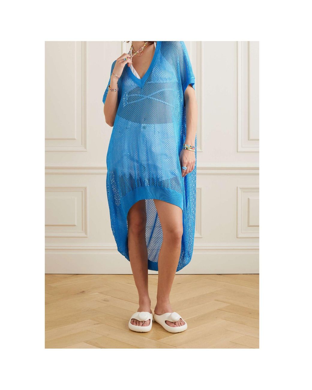 Loewe Blue Asymmetrical Dress