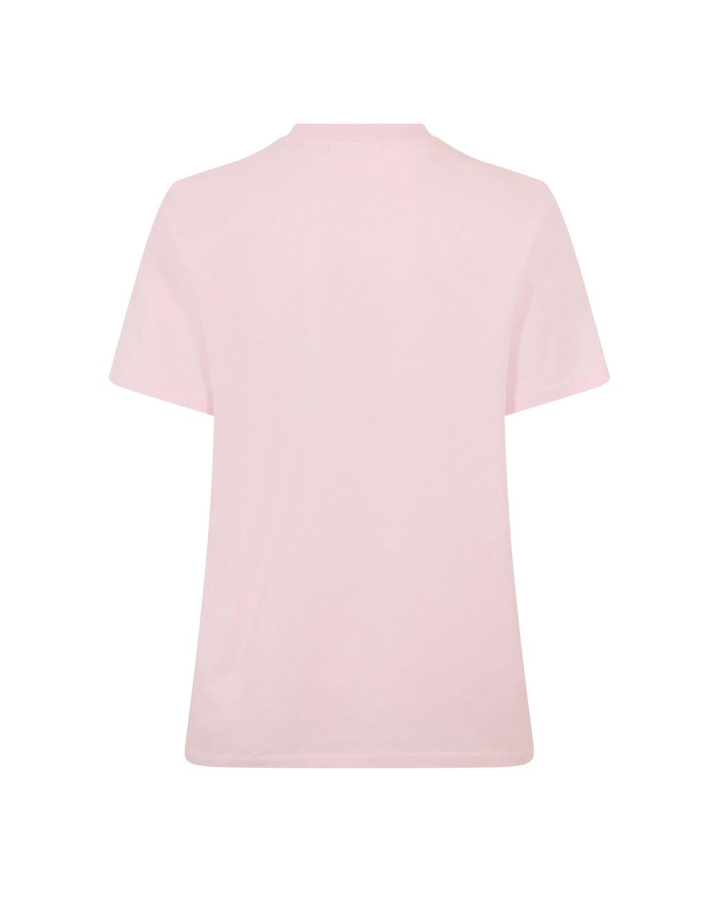 Ganni Pink Basic Jersey T-Shirt
