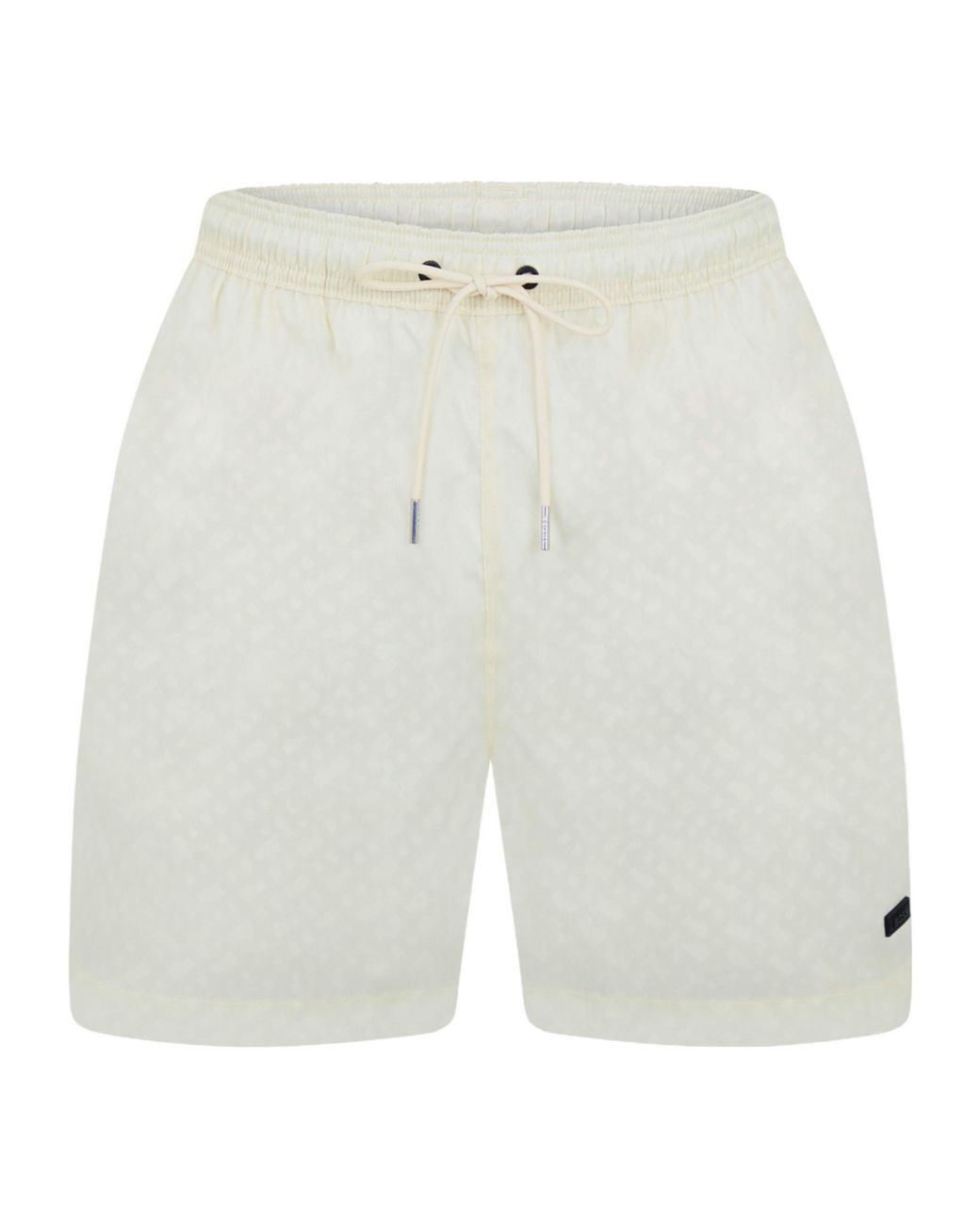 Boss White Solid Color Shorts for men