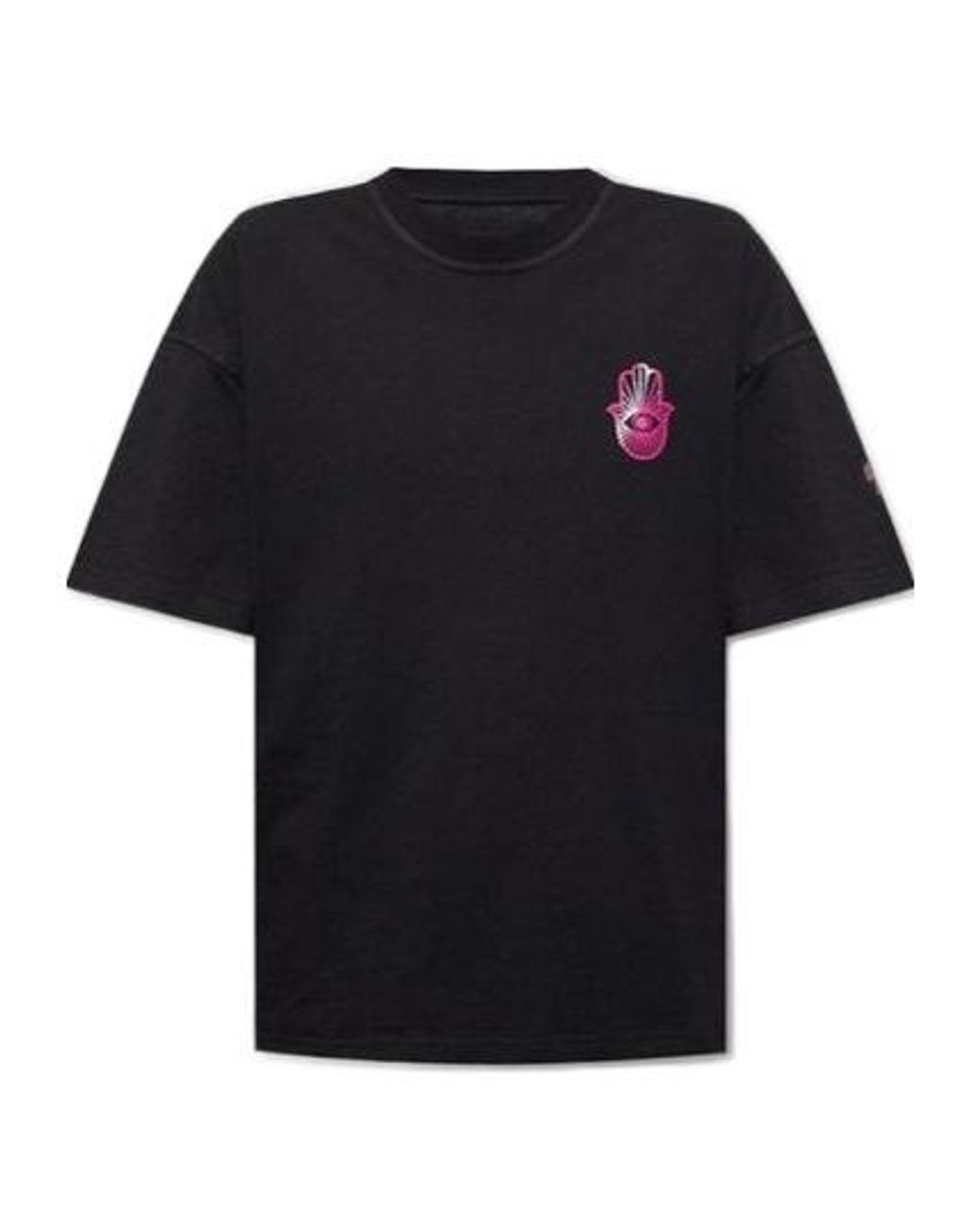Stand Studio Black Logo Printed Crewneck T-Shirt