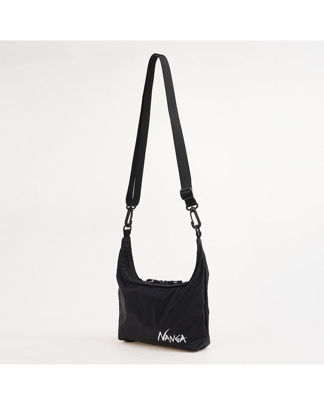 NANGA White Zippered Shoulder Bag for men