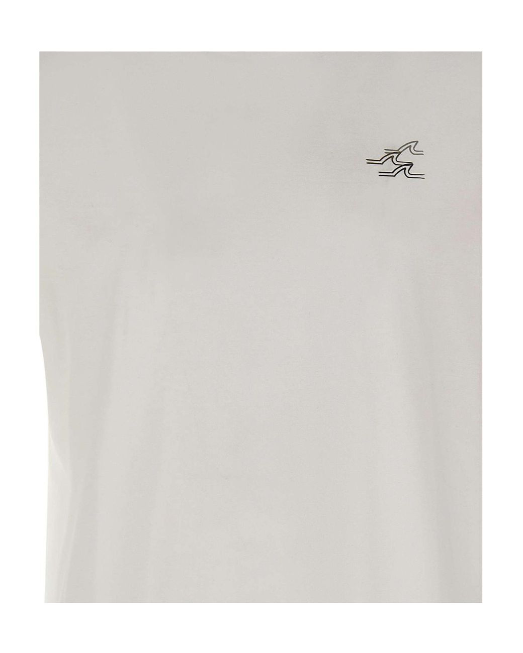 Paul & Shark White Logo Crew-Neck T-Shirt for men