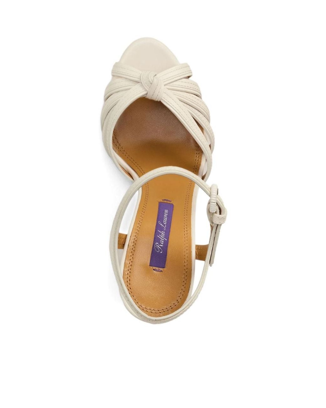 Ralph Lauren Metallic 125Mm Kieran Heeled Sandals