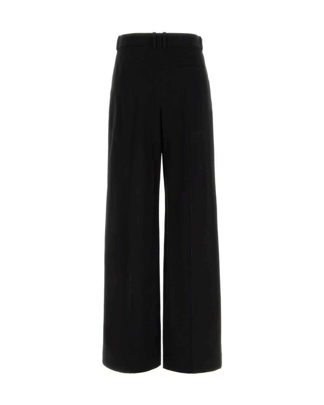 The Row Black Daniela Pleated Wide-Leg Pants