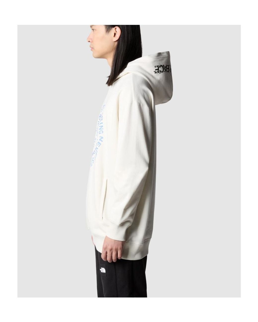 The North Face Gray Nse Graphic Hoodie for men