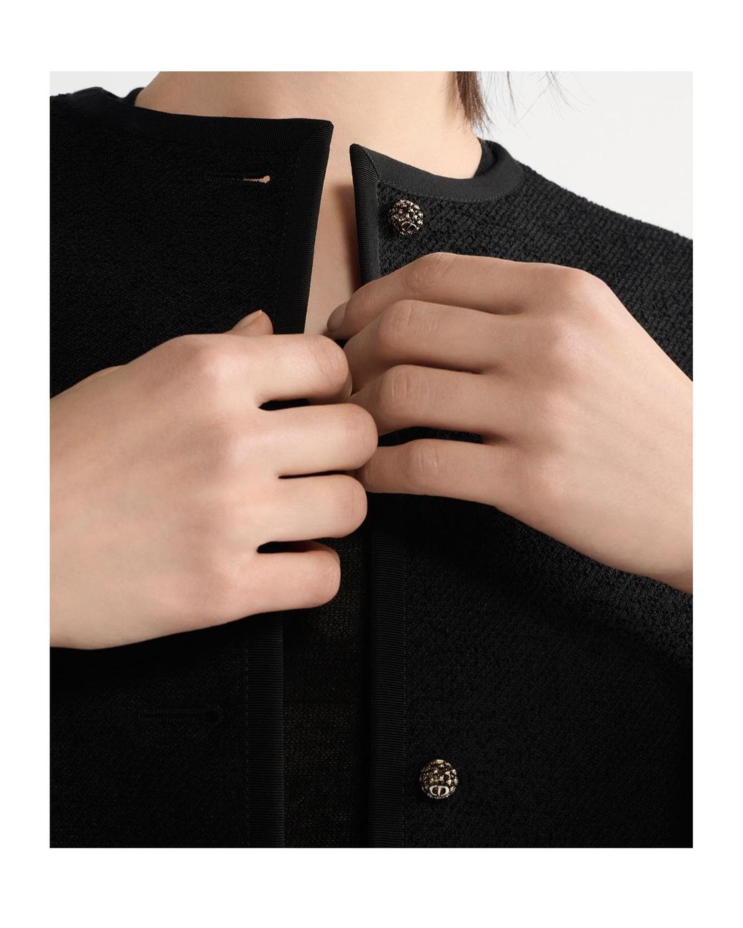 Dior Black Cropped Jacket