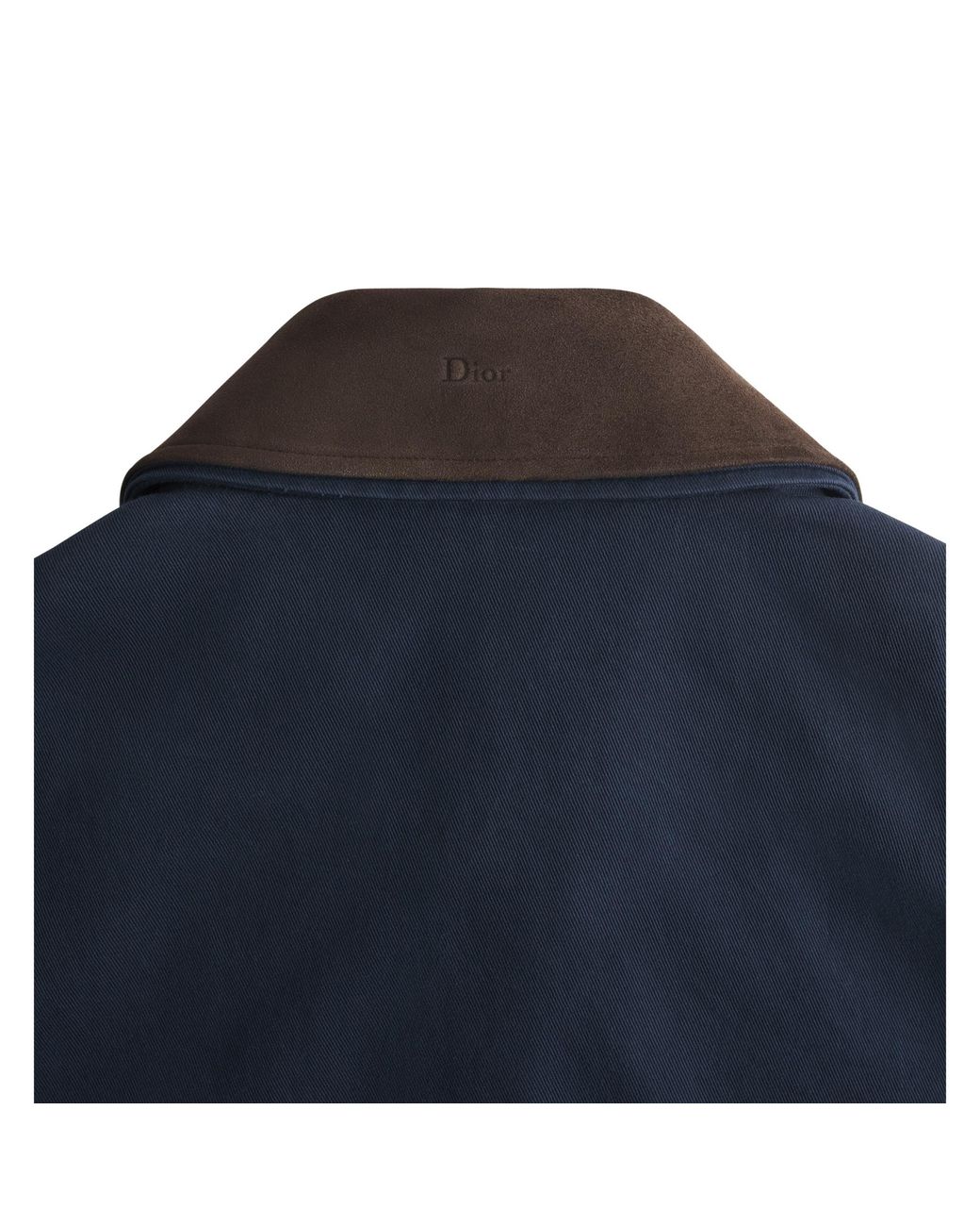 Dior Blue Homme Collared Zip-Up Jacket for men