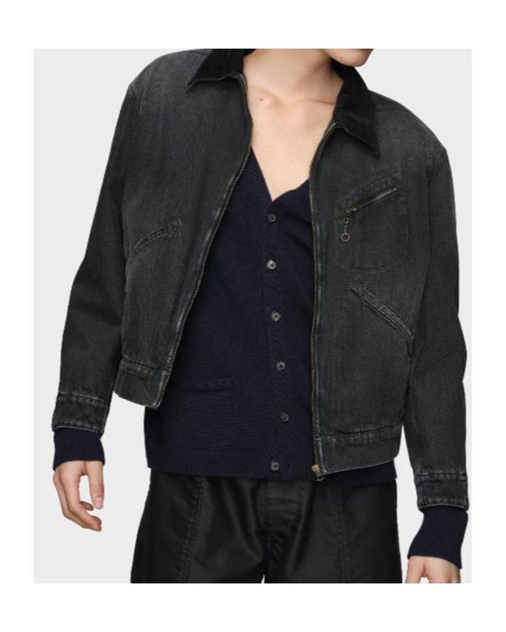 Maison Margiela Black Denim Jacket for men