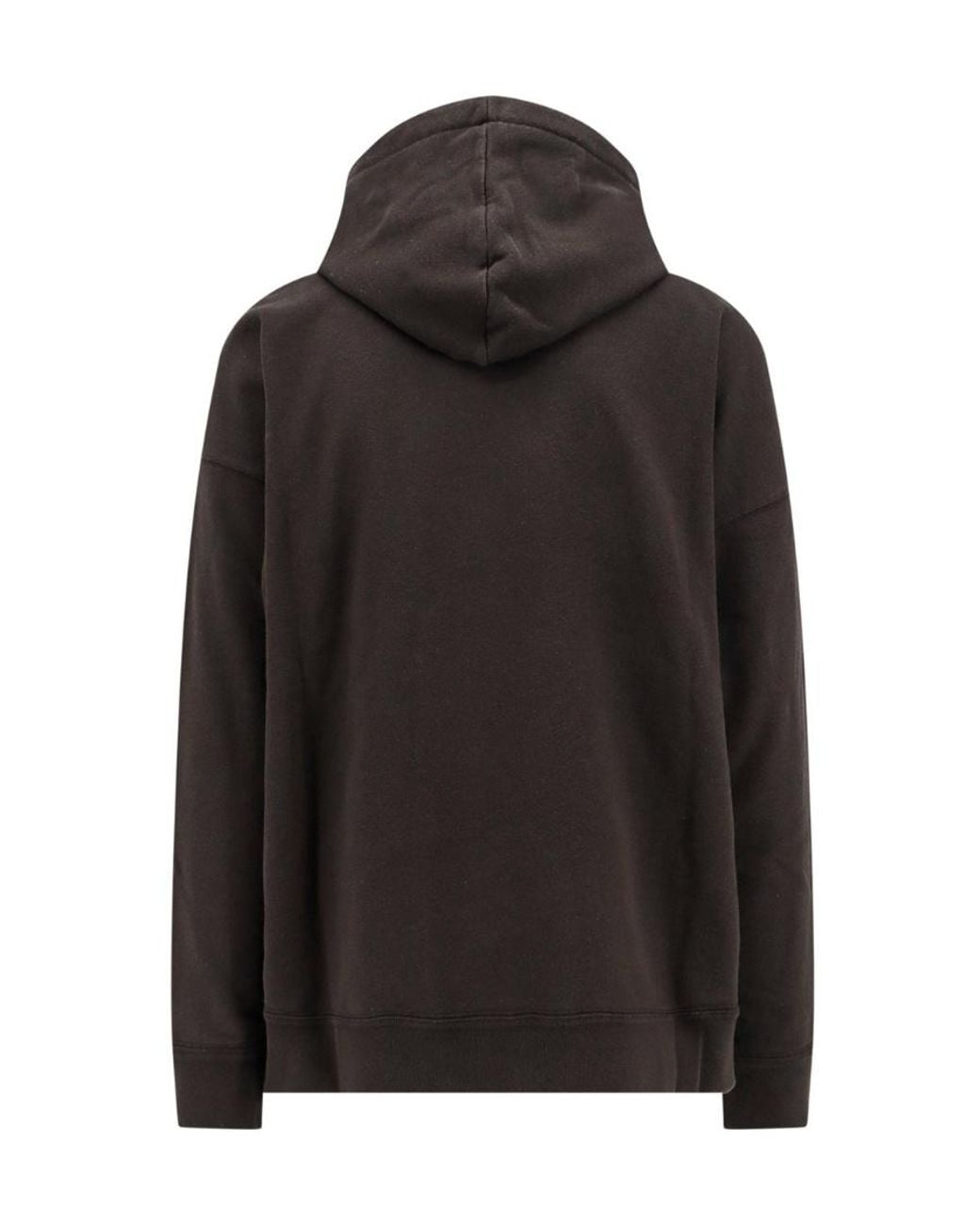 Isabel Marant Black Miley Drawstring Hoodie for men