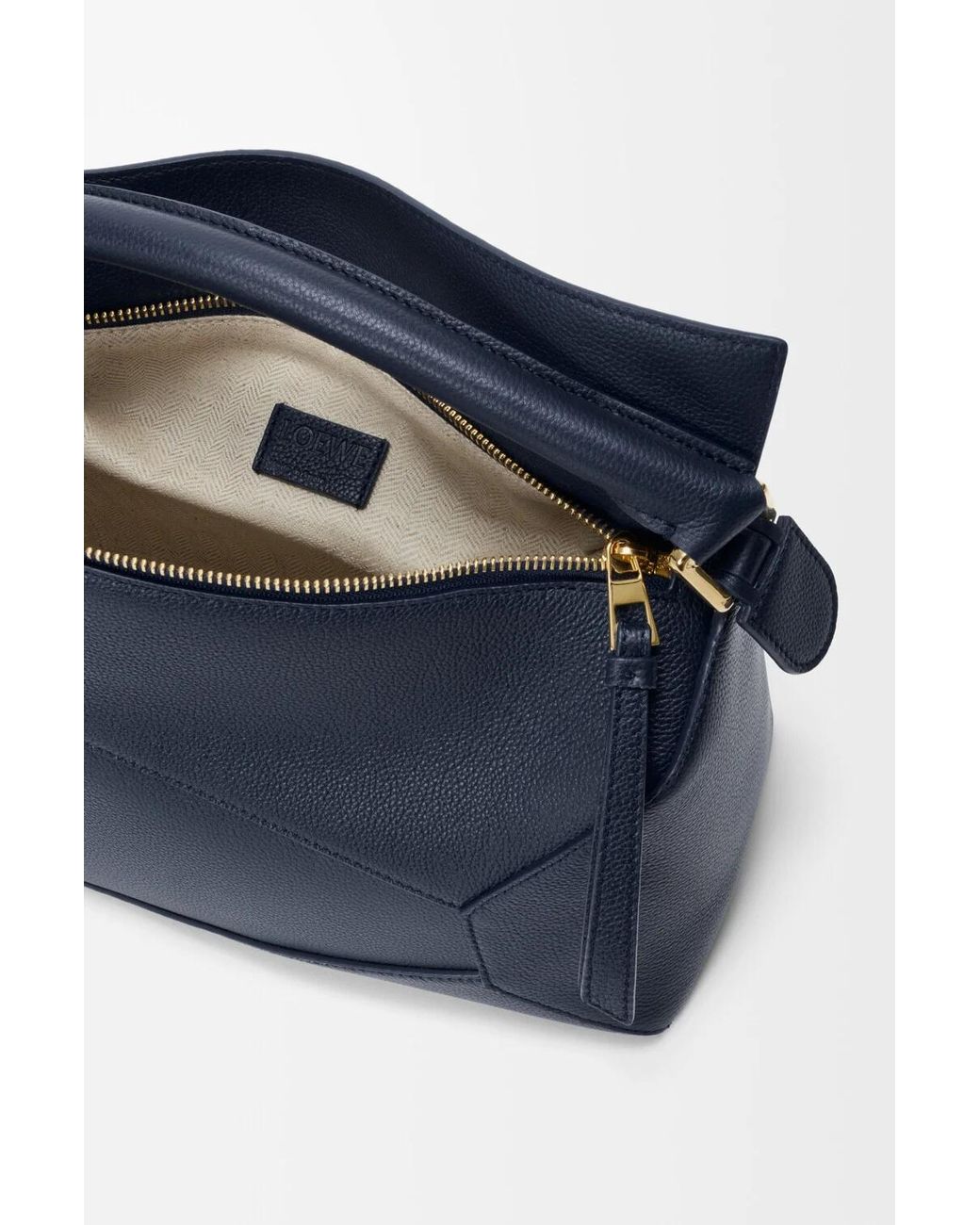 Loewe Blue Medium Puzzle Edge Bag