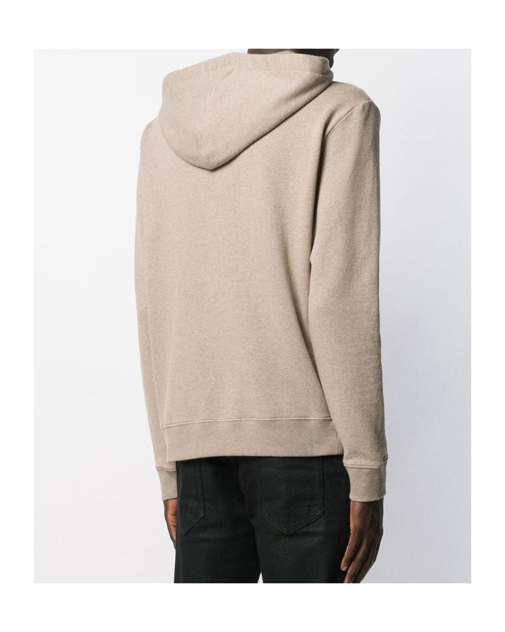 Saint Laurent Natural Hooded Sweater for men