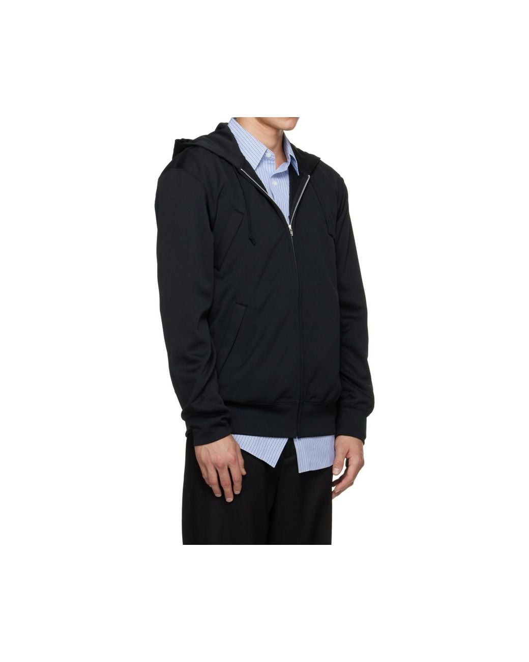 Comme des Garçons Black Four-Pocket Hoodie for men