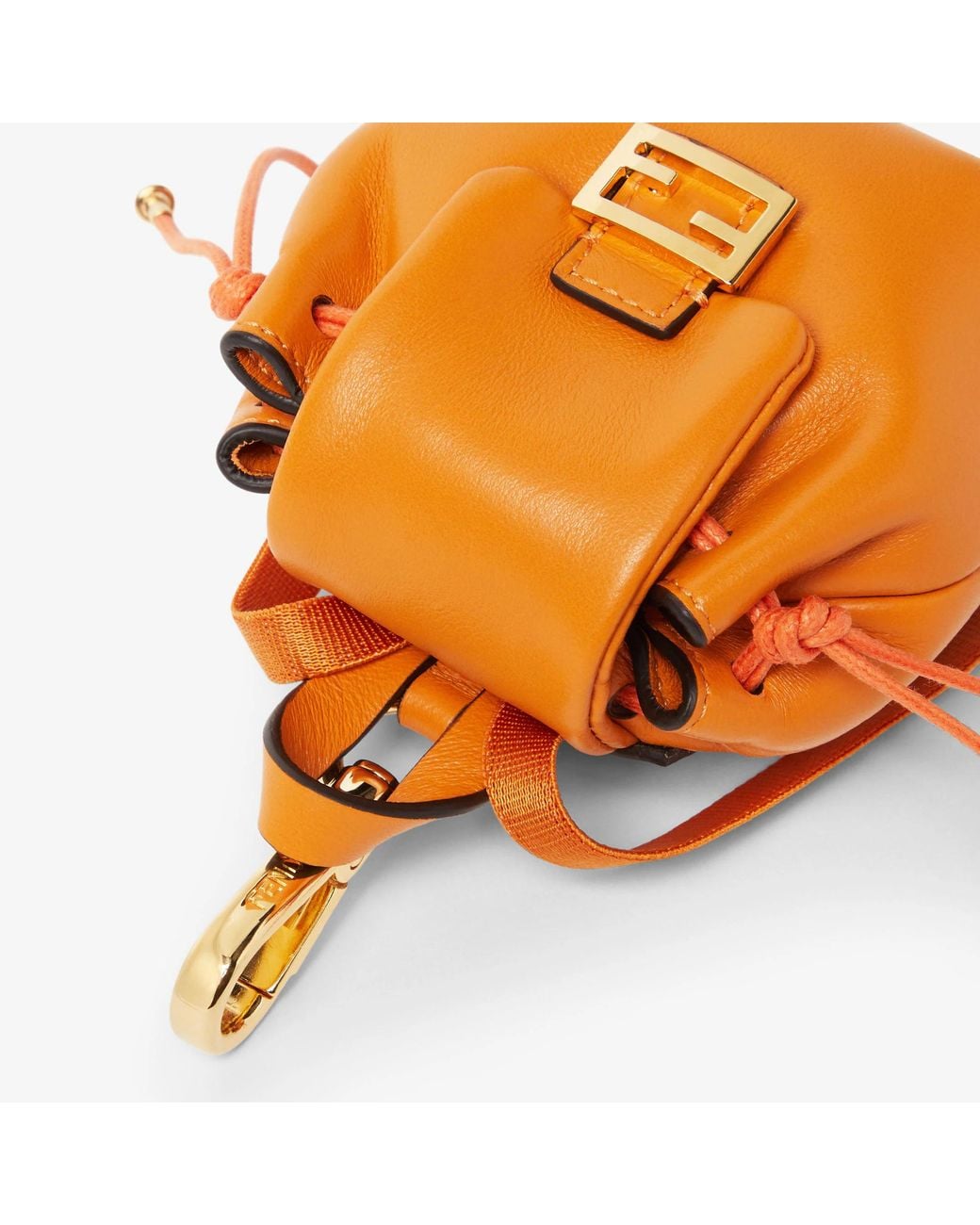 Fendi Orange Nano Backpack Charm