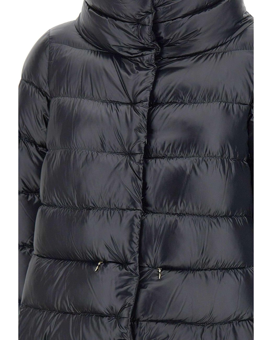 Herno Black High-Neck Quilted Padded Jacket