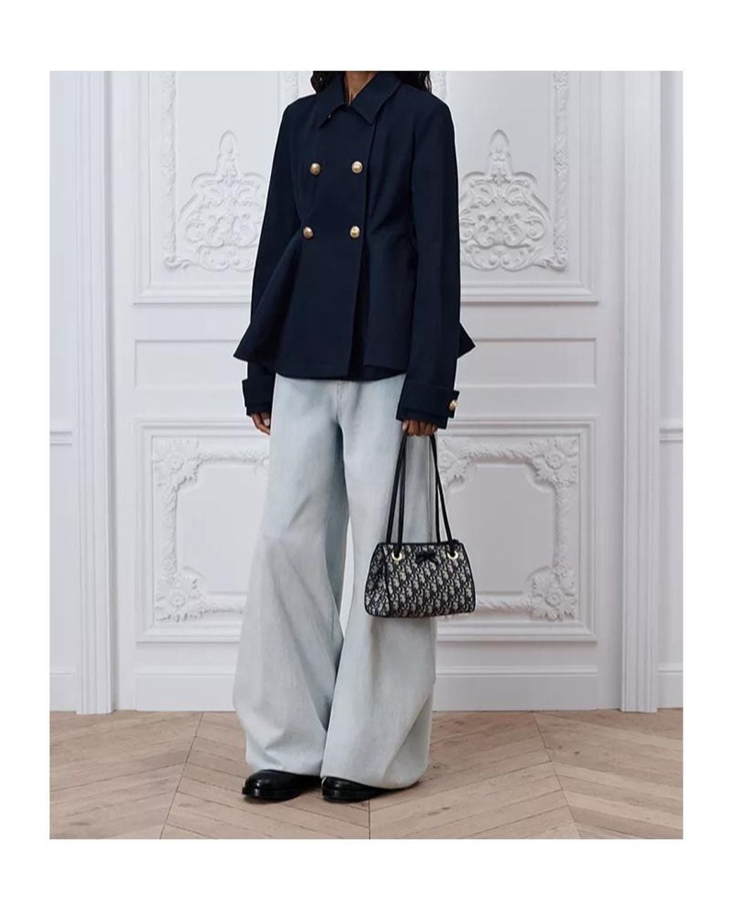 Dior Blue Promenade Mini Shopping Bag