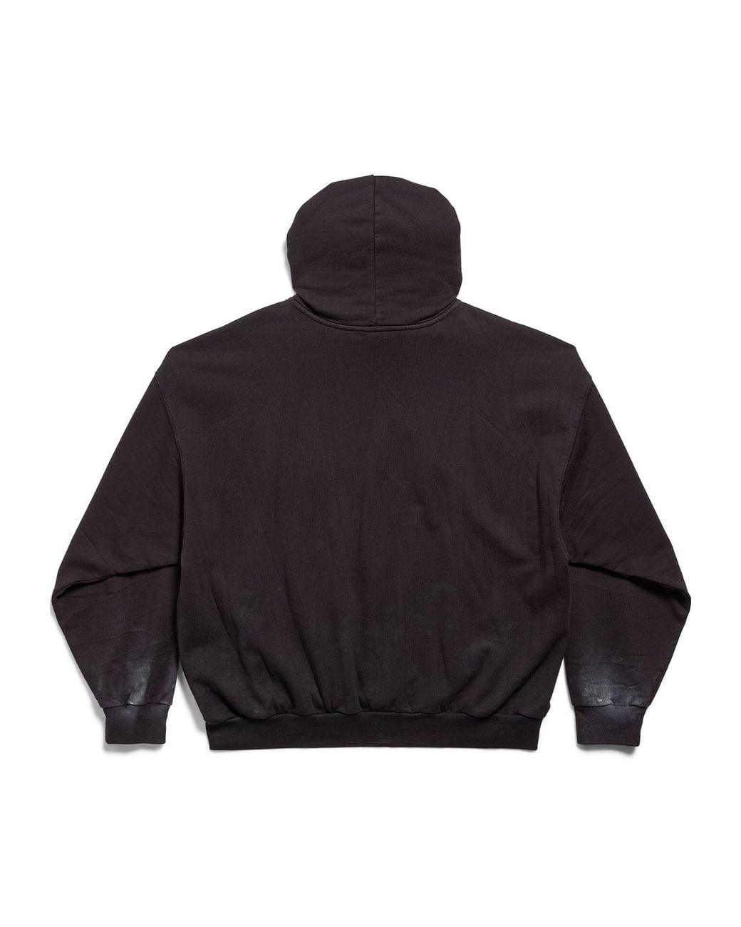 Balenciaga Blue Logo Printed Hoodie