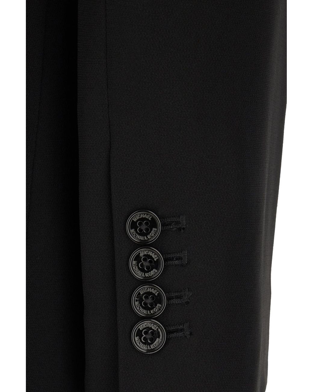 Michael Kors Black Single-Breasted Blazer
