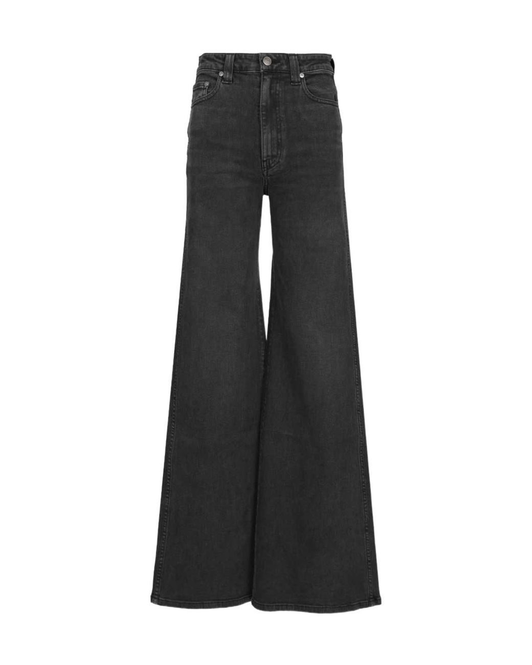 Khaite Black Dane High Waisted Jeans