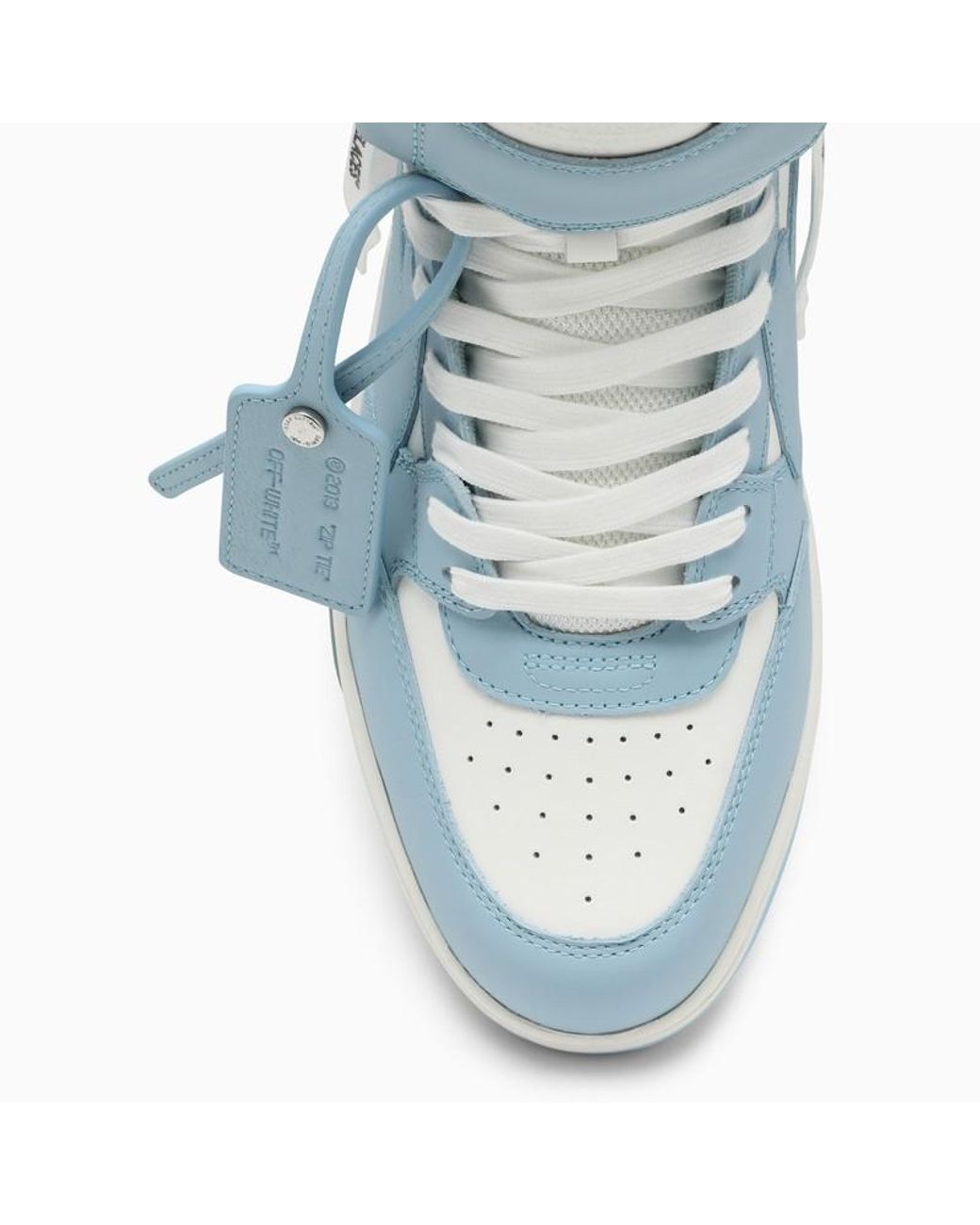 Off-White c/o Virgil Abloh Blue Out Of Office Mid-Top Sneakers for men