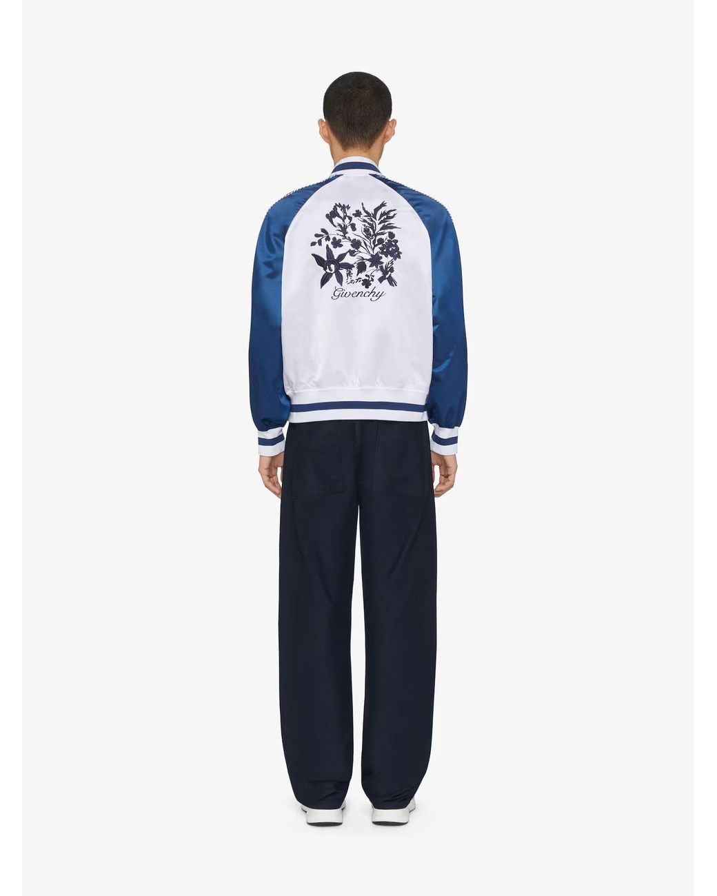 Givenchy Blue Straight-Leg Pants for men