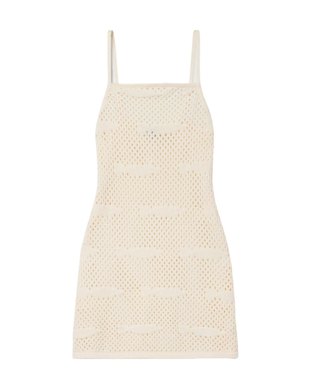 Staud Natural Crochet Dress
