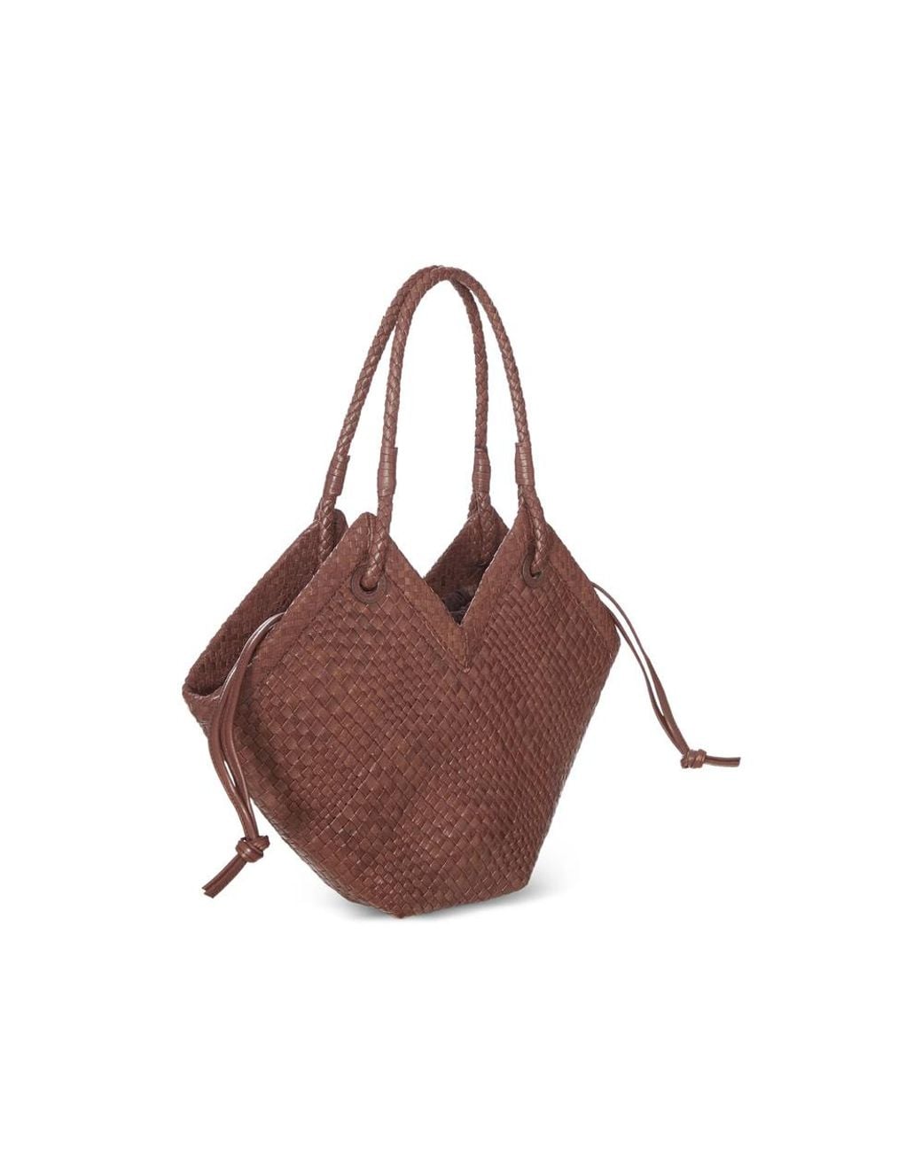 IBELIV Brown Trinity Medium Woven Tote Bag