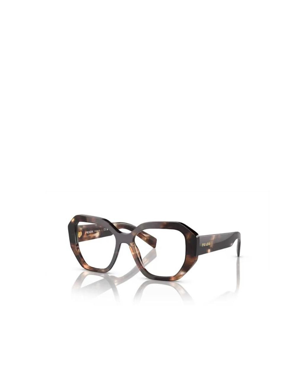 Prada White Eyewear Cat-Eye Glasses