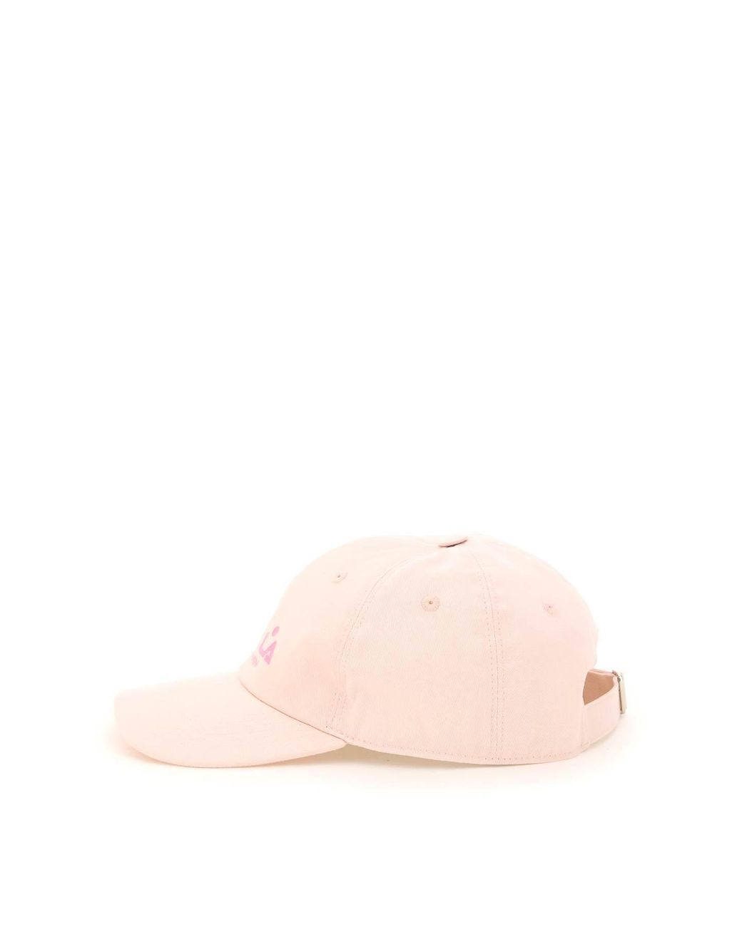Stella McCartney Pink Logo-Print Flat-Peak Cap