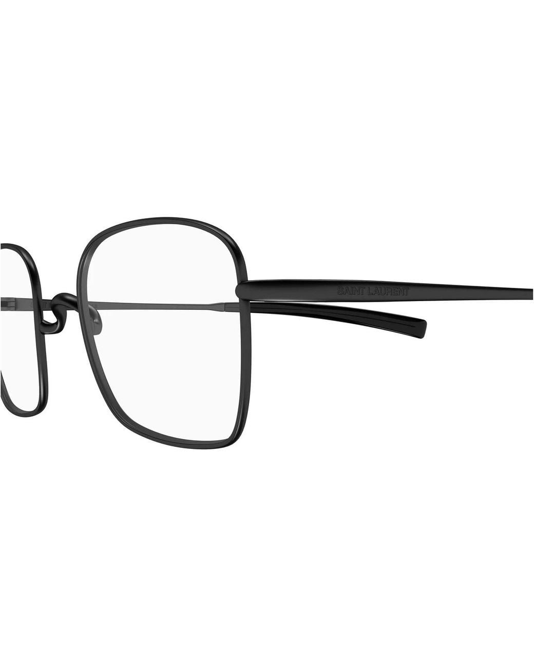 Saint Laurent White Full-Frame Non-Prescription Glasses for men