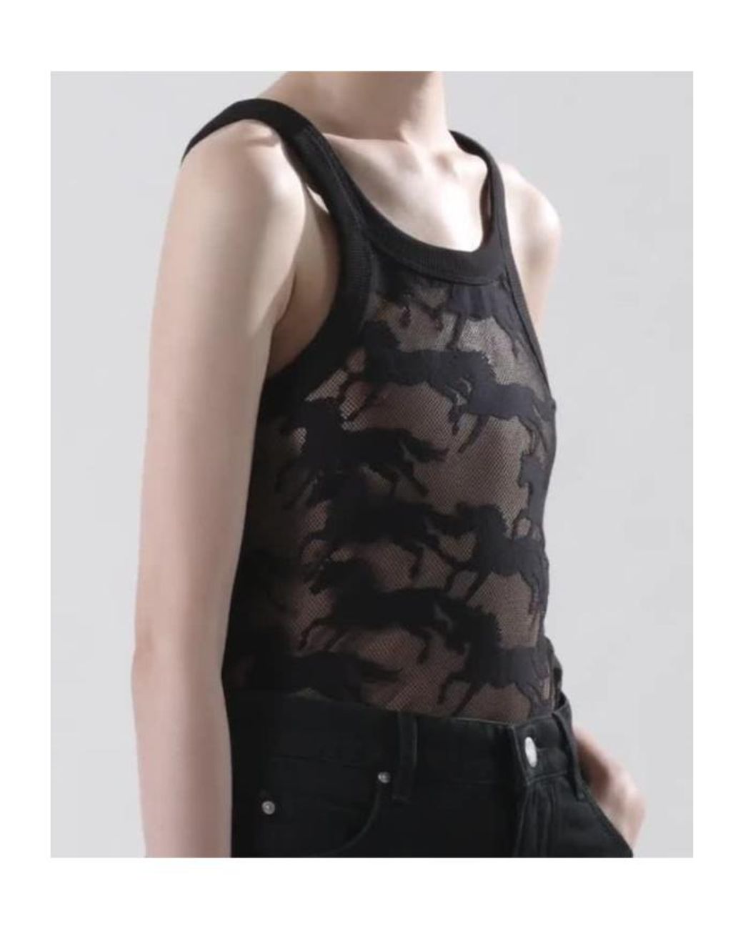 Pinko Black Sleeveless Tops