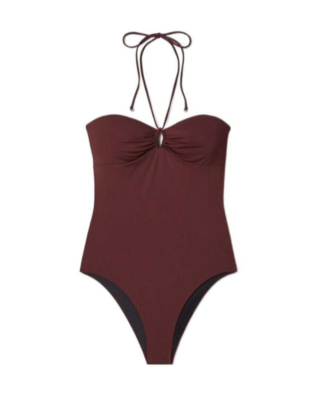 Tory Burch Red Halter Swimsuit