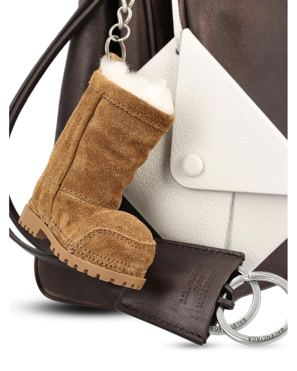 Balenciaga Brown Small Rodeo Top Handle Bag