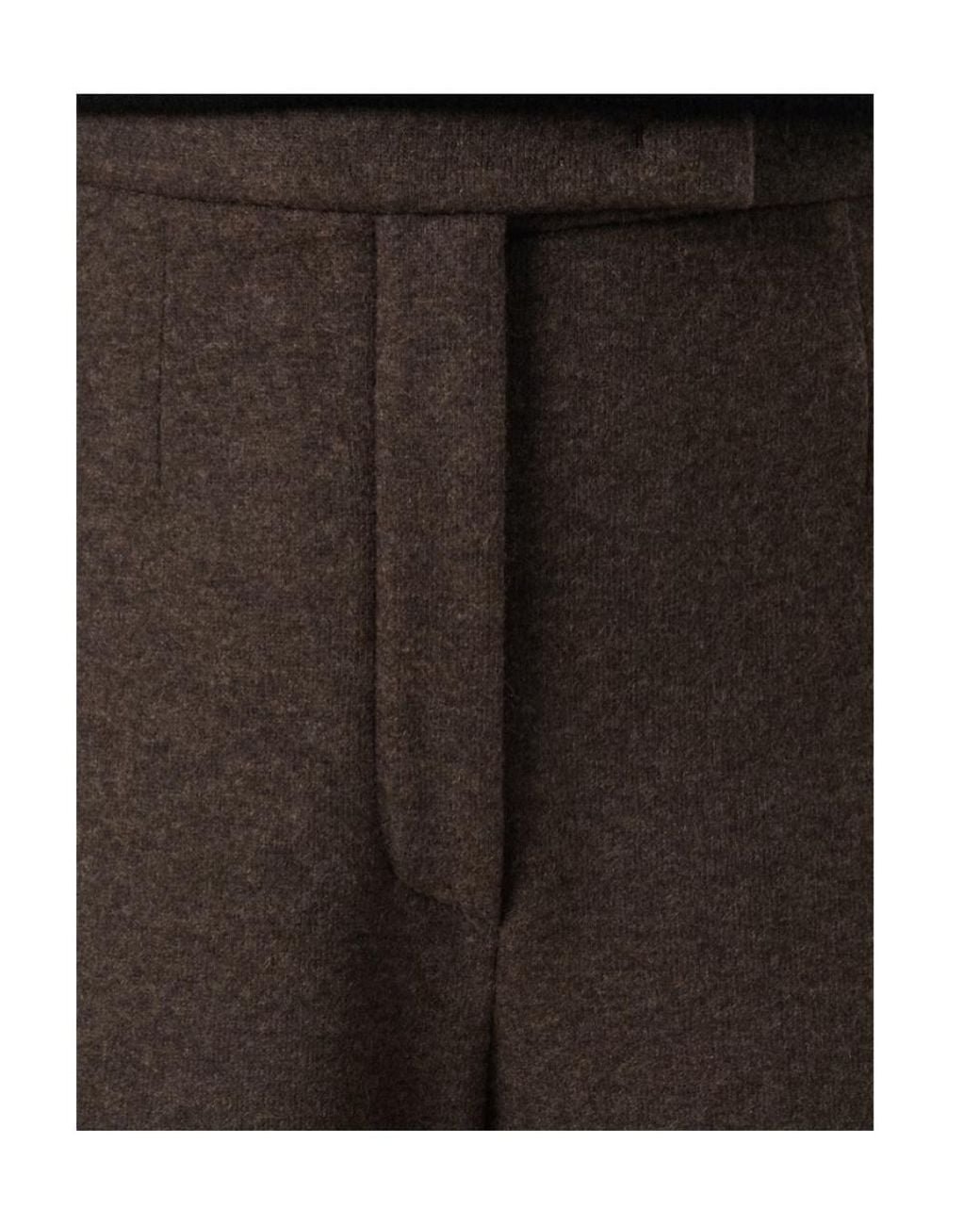 Loro Piana Brown Flared Trousers