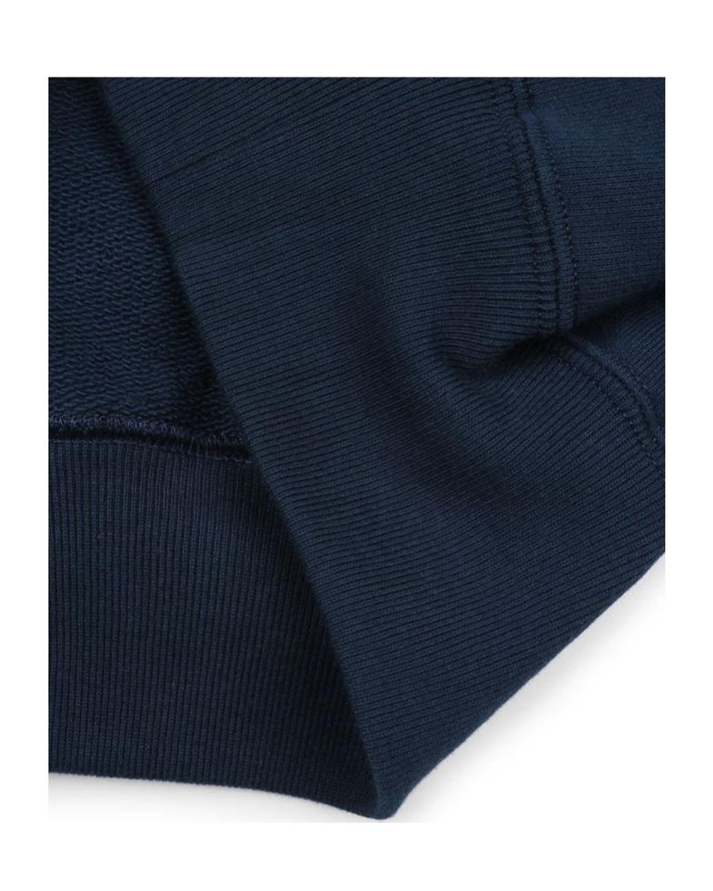 Chloé Blue Chloé Logo Printed Mock-Neck Sweatshirt