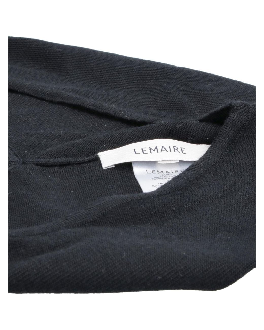 Lemaire Black Tie-Up Hood Hat