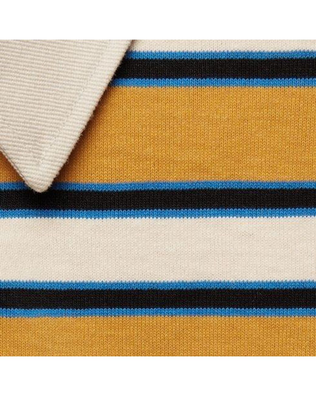 Gucci Multicolor Striped Polo Shirt for men