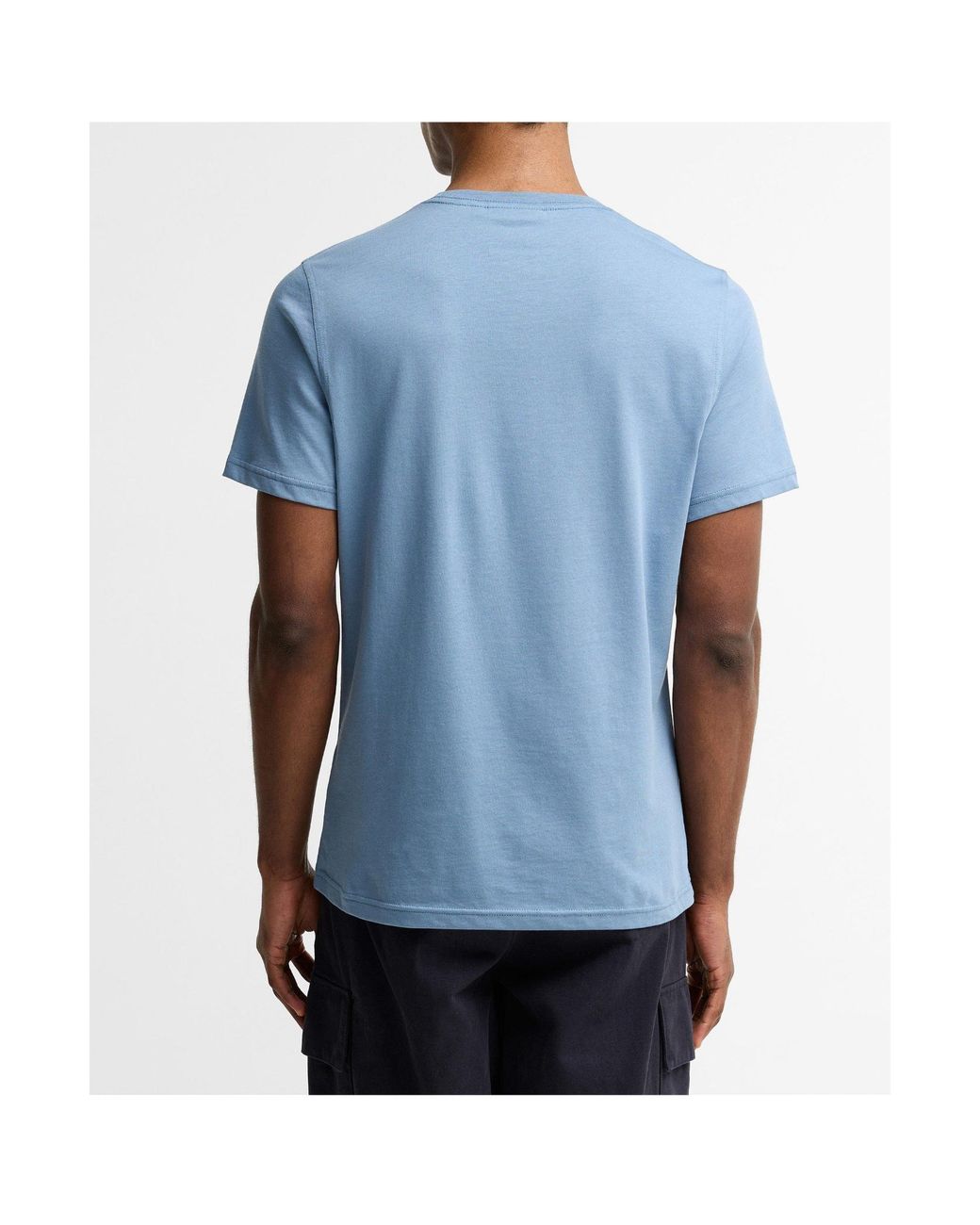 Barbour Blue Graphic T-Shirt for men