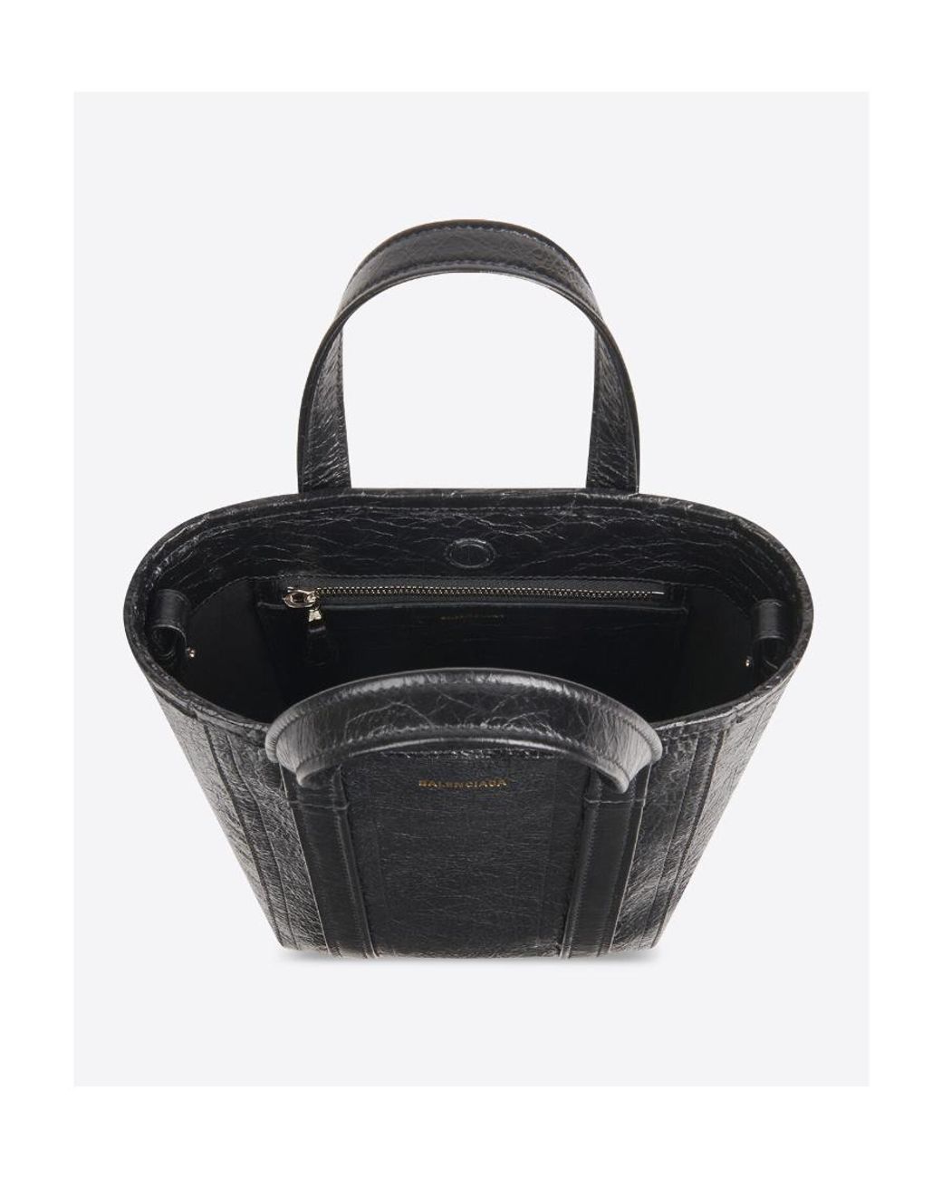 Balenciaga Black Barbes Small North-South Shopper Bag