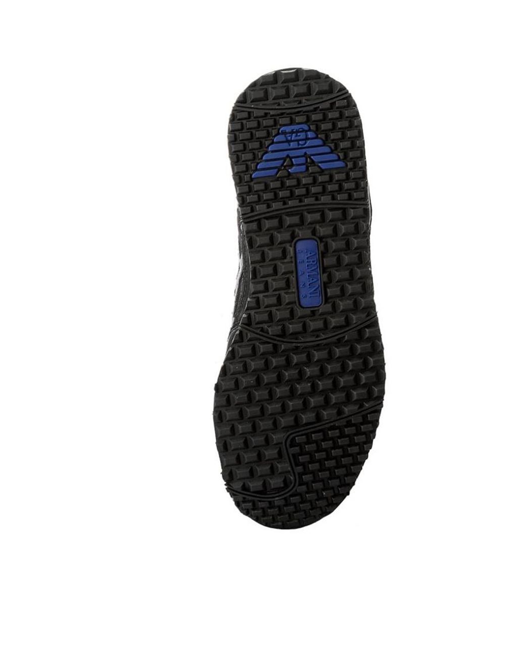 Armani Jeans Blue Laced Sneakers for men