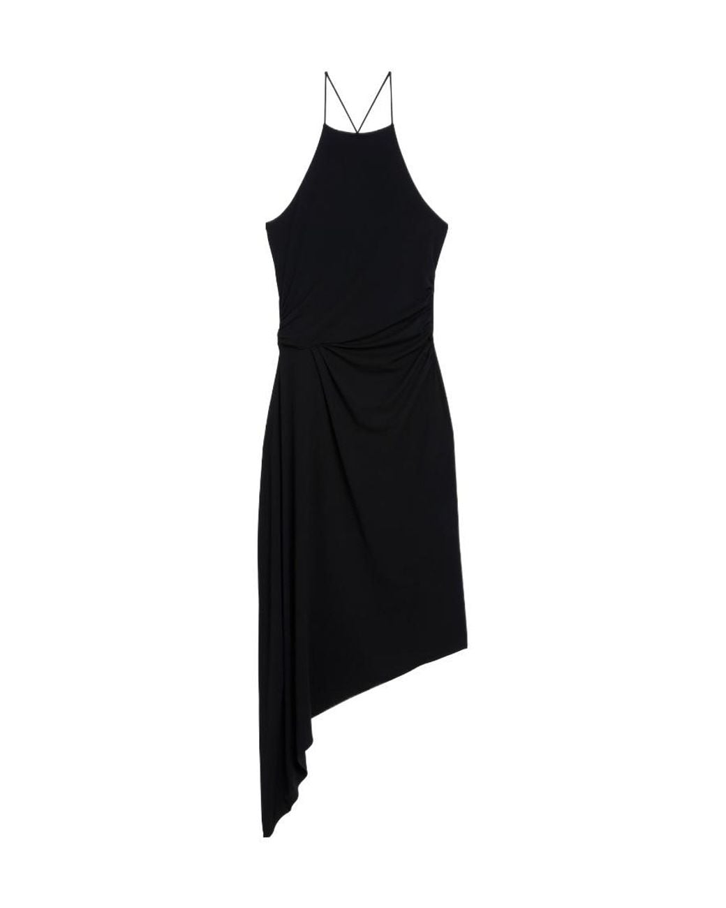 Céline Black Asymmetrical Dress