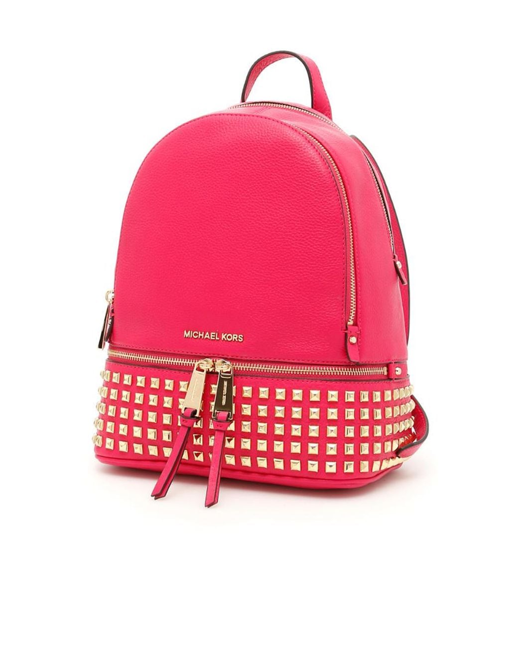 Michael Kors Pink Rhea Large Backpack