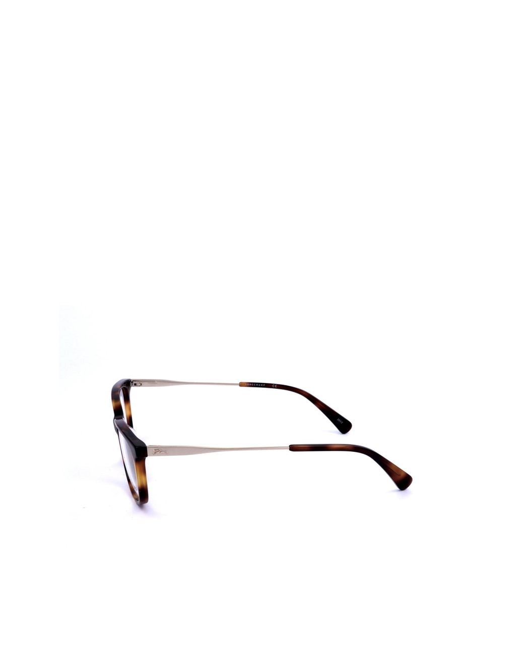 Longchamp White Rectangle Frame Glasses for men