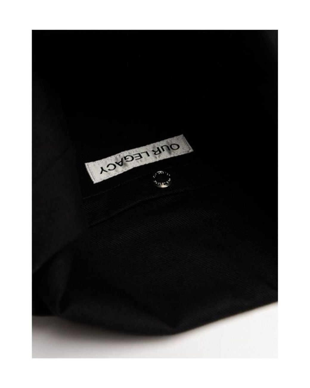 Our Legacy Black Belt Bag for men