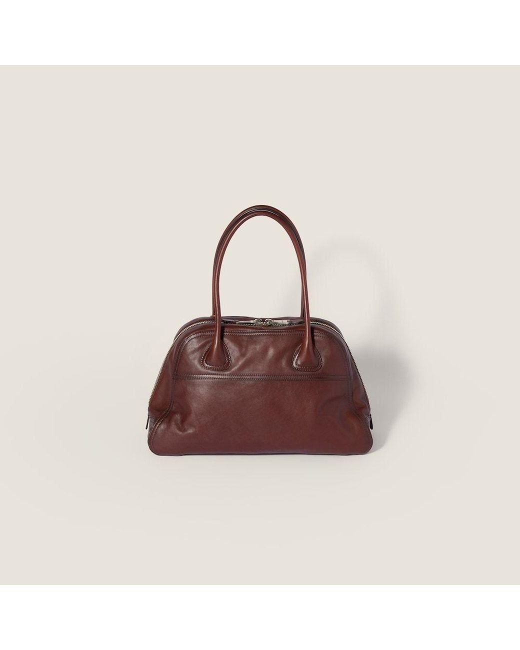 Miu Miu Brown Vivant Leather Bag