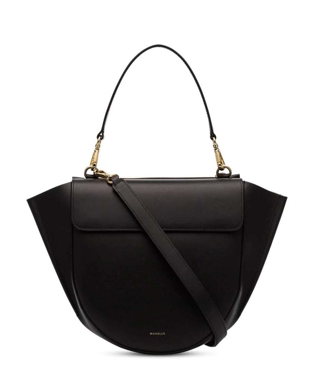 Wandler Black Hortensia Bag Medium Shoulder Bag