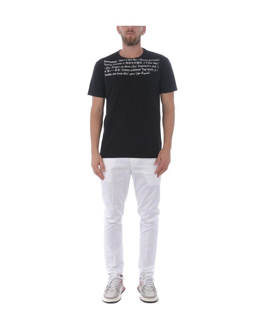 Dondup Gray Gaubert Slim-Fit Pants for men