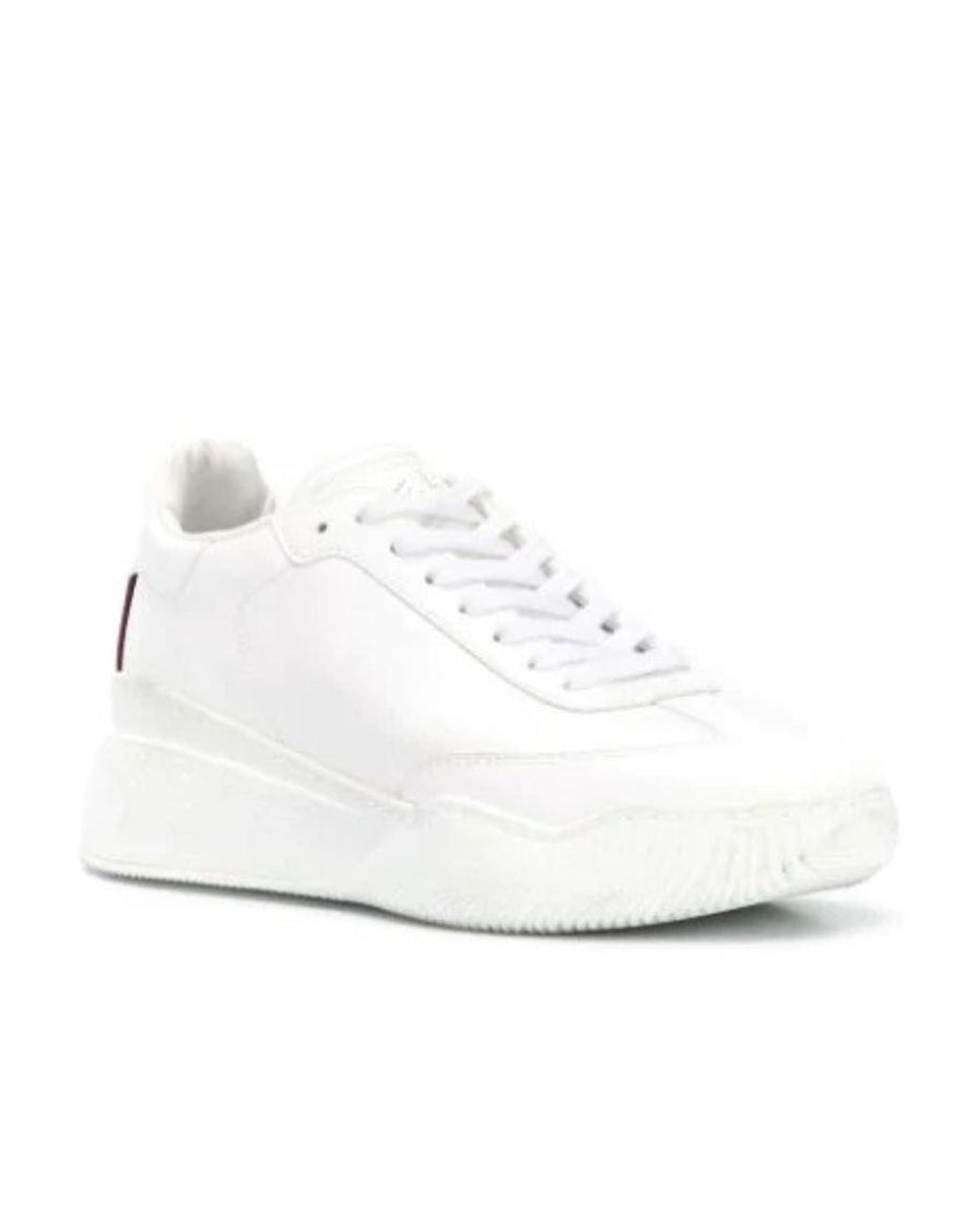 Stella McCartney White Loop Lace-Up Sneakers