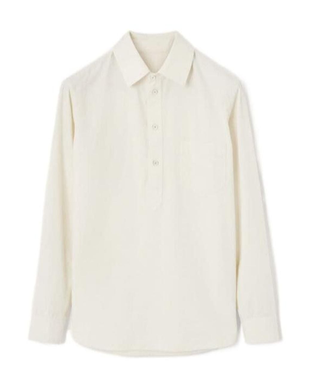 Loro Piana White Evie Shirt for men