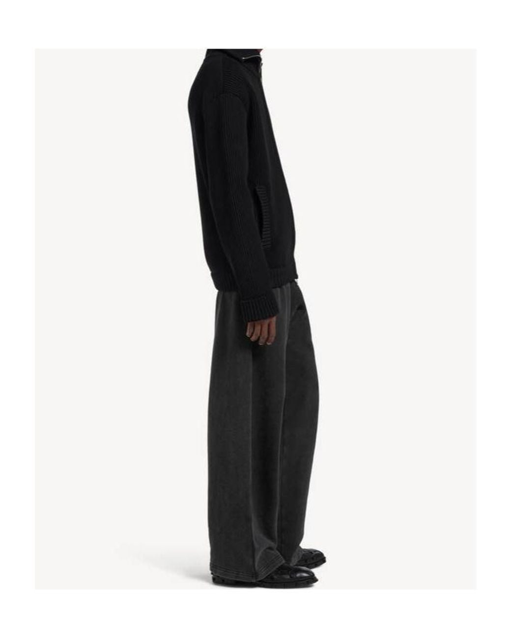 Balenciaga Black Oversized Baggy Sweatpants for men