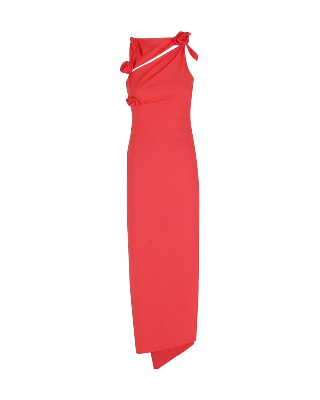 Coperni Red Dress With Knot